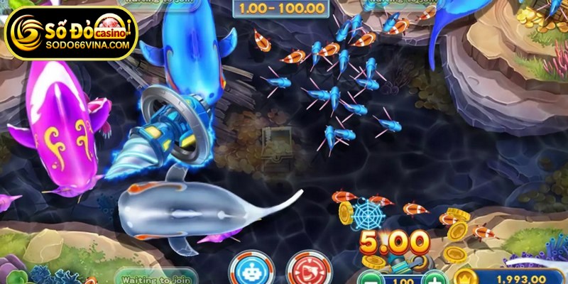 Quan sát và lựa chọn các mục tiêu thông minh khi chơi game bắn cá 3D 