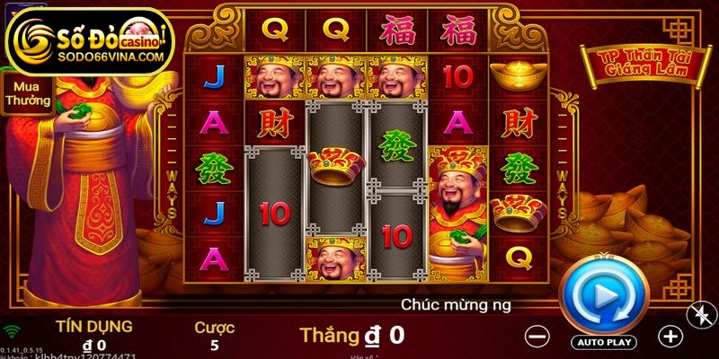 Nổ hũ thần tài tựa game nổ hũ rút tiền mặt sở hữu lượng người chơi đông đảo 