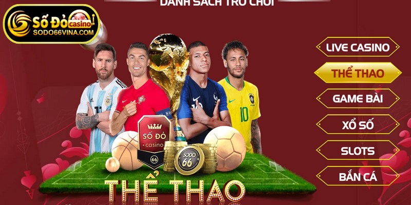 Thể thao SODO66 là chuyên mục cá cược thể thao chính thống tại SODO66 VINA