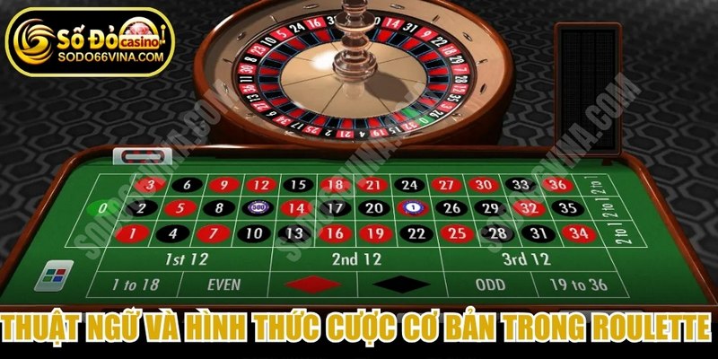 Thuật ngữ và hình thức cược cơ bản trong Roulette online 